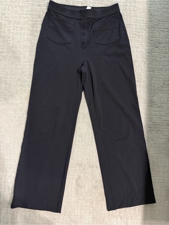 HALARA Pants - HALARA Women’s Black Wide-Leg Button-Front Pants